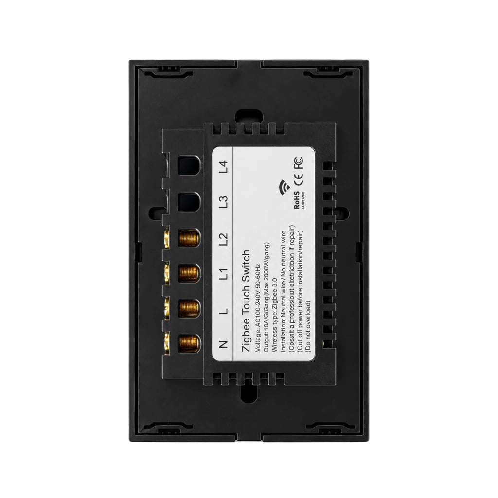 Interruptor Inteligente Táctil 2 Canales Zigbee 3.0