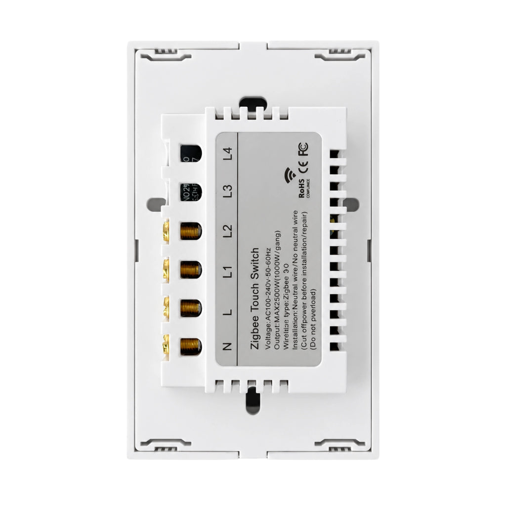 Interruptor Inteligente Táctil 2 Canales Zigbee 3.0