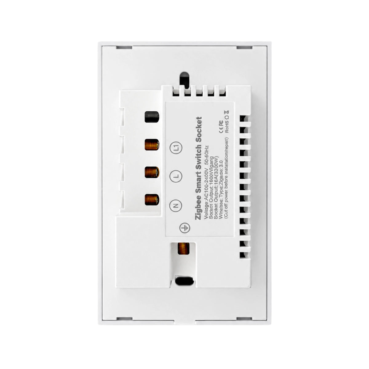 Tomacorriente Inteligente con Interruptor Táctil 1 Canal Zigbee 3.0